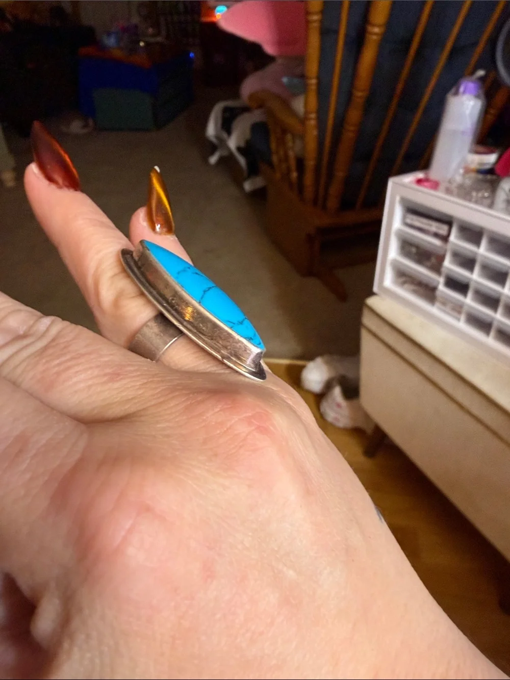 Hand Crafted bold marquise
